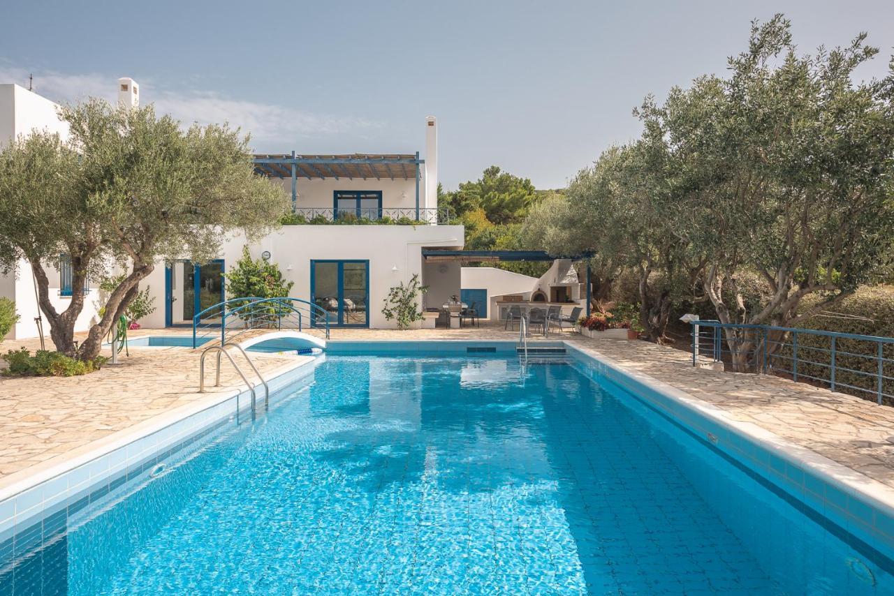 Summer Villa Pasiphae Private Pool - Bbq -Beach 2Min Szúnio Kültér fotó