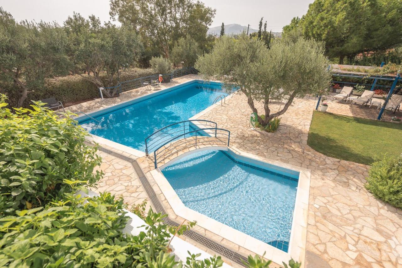 Summer Villa Pasiphae Private Pool - Bbq -Beach 2Min Szúnio Kültér fotó