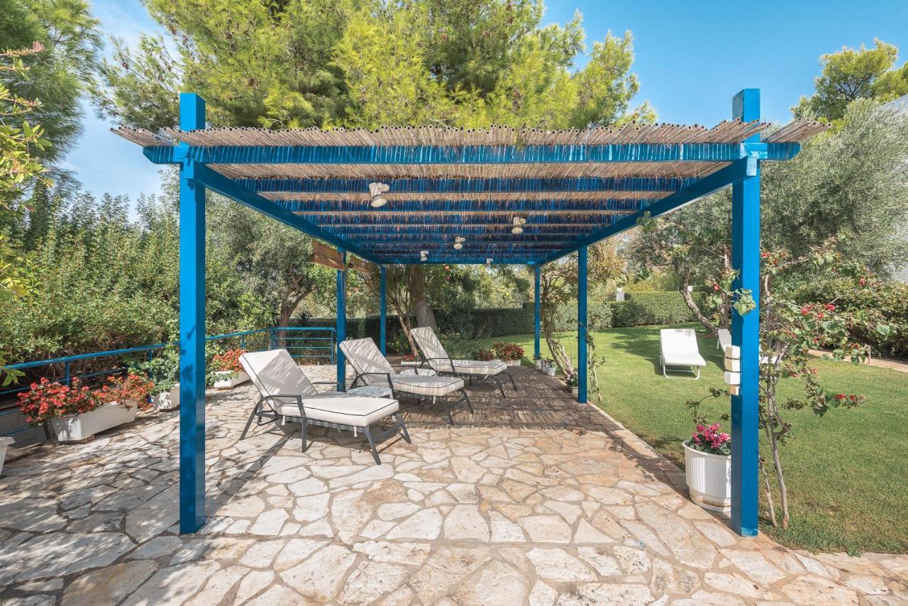 Summer Villa Pasiphae Private Pool - Bbq -Beach 2Min Szúnio Kültér fotó