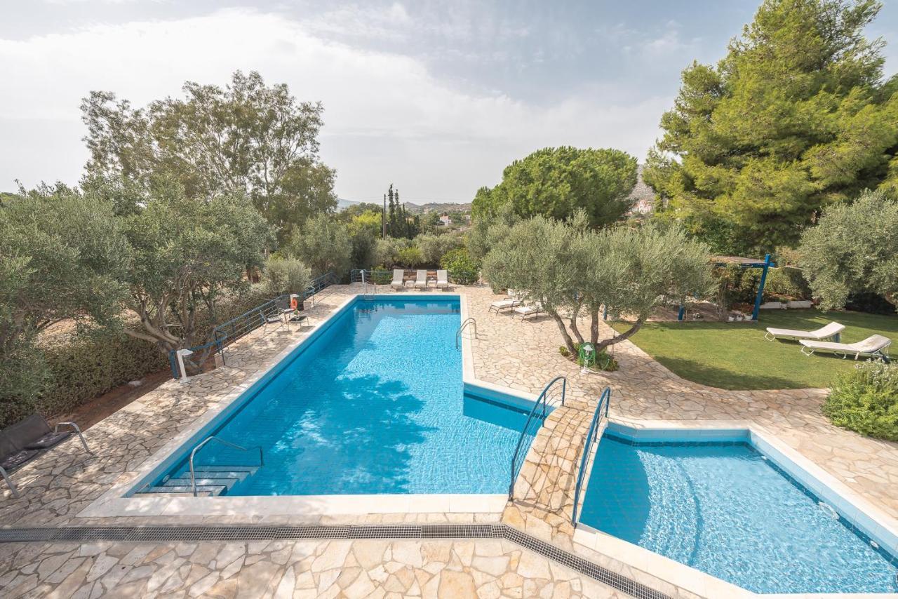 Summer Villa Pasiphae Private Pool - Bbq -Beach 2Min Szúnio Kültér fotó