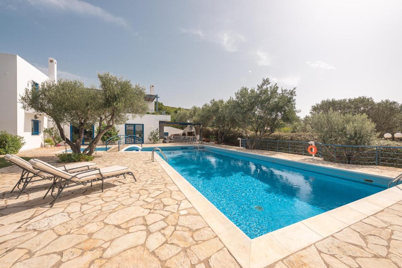 Summer Villa Pasiphae Private Pool - Bbq -Beach 2Min Szúnio Kültér fotó