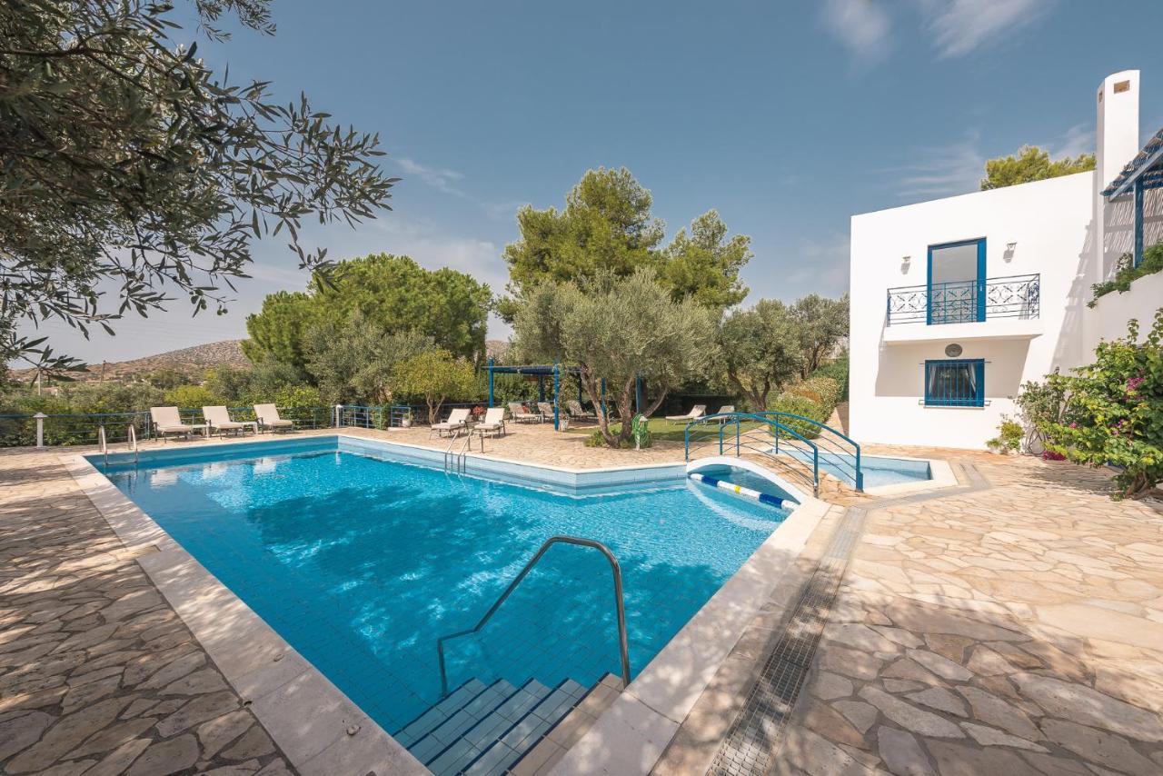 Summer Villa Pasiphae Private Pool - Bbq -Beach 2Min Szúnio Kültér fotó
