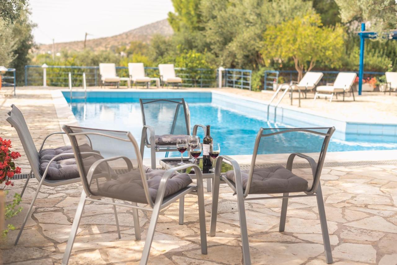Summer Villa Pasiphae Private Pool - Bbq -Beach 2Min Szúnio Kültér fotó