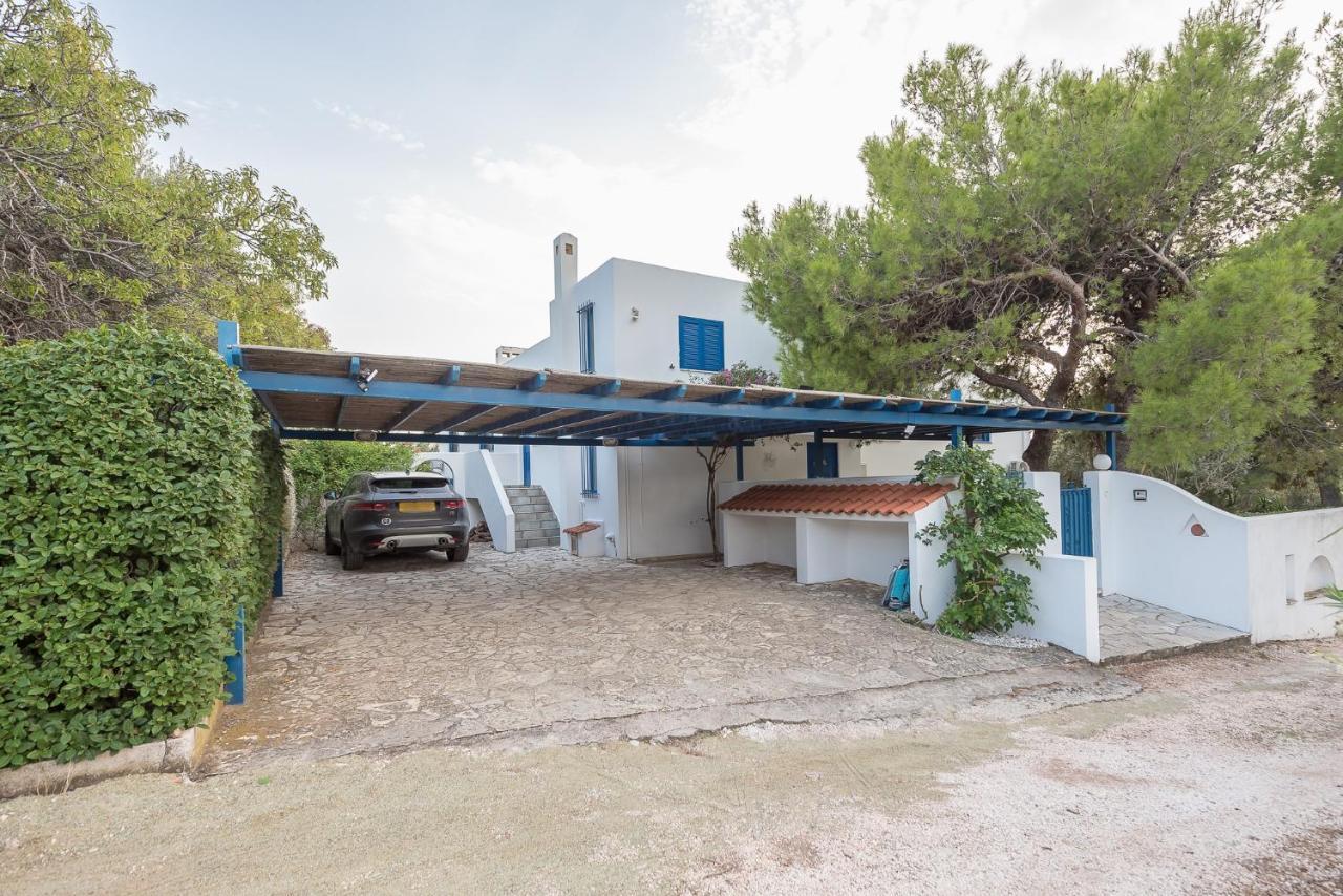 Summer Villa Pasiphae Private Pool - Bbq -Beach 2Min Szúnio Kültér fotó